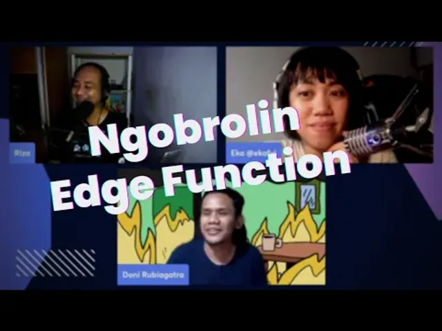 Ngobrolin Teknologi Edge - Ngobrolin WEB ep25