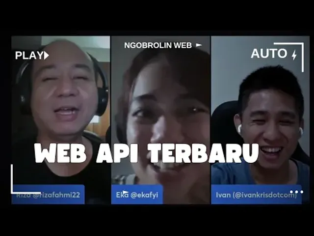 Ngobrolin Web API Baru
