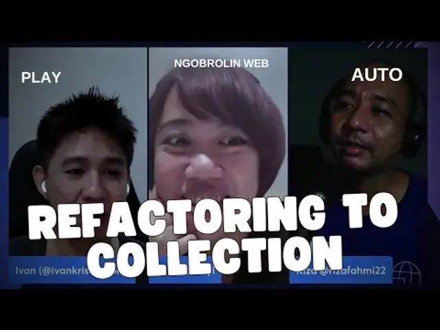 Ngobrolin Buku "Refactoring to Collections"