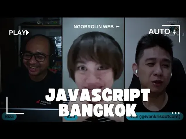 Ngobrolin JavaScript Bangkok - Ngobrolin WEB